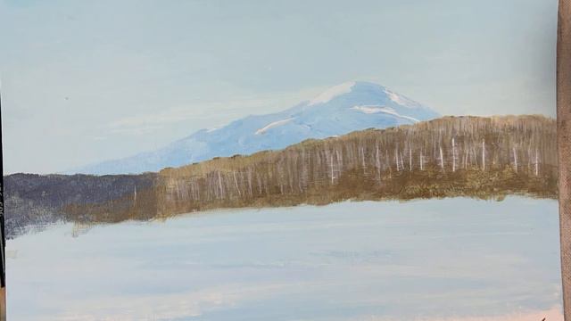 Creating an Acrylic Landscape Timplapse смотреть онлайн