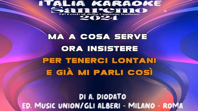 Diodato - Ti Muovi DEMO Karaoke смотреть онлайн