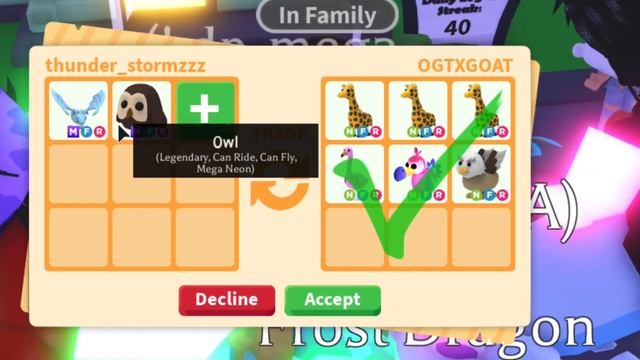 Should I do this trade omg WFL?! adopt me# adopt me trading# Roblox adoptme trading# смотреть онлайн