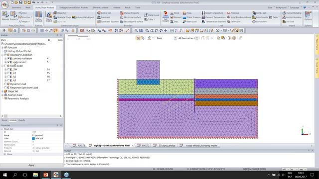 MIDAS GTS NX Analiza Numeryczna W Zastosowaniach Geotechnicznych.