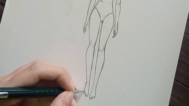 How to draw a model figure/woman anatomy (tutorial) смотреть онлайн