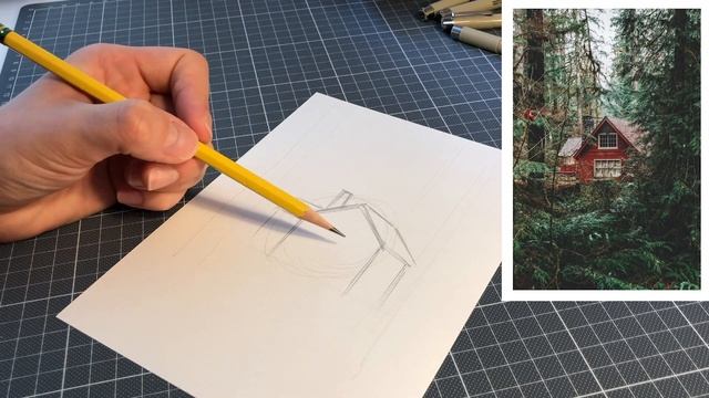 How to Draw from a Reference Photo (pencil sketch) | ILLUSTRATION CLASS смотреть онлайн