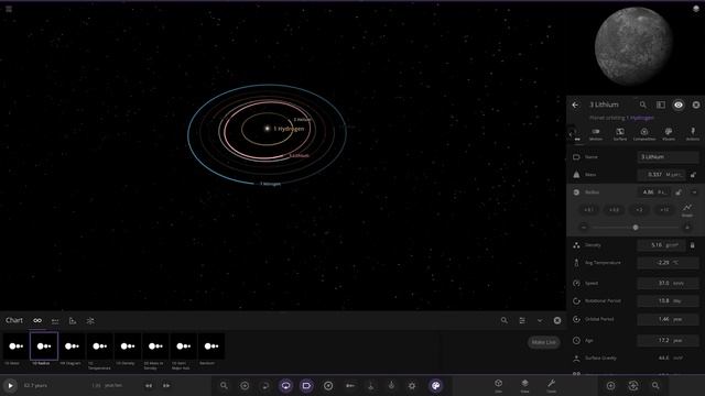 Making A Planet For Every Single Element In The Periodic Table! #1 Universe Sandbox смотреть онлайн