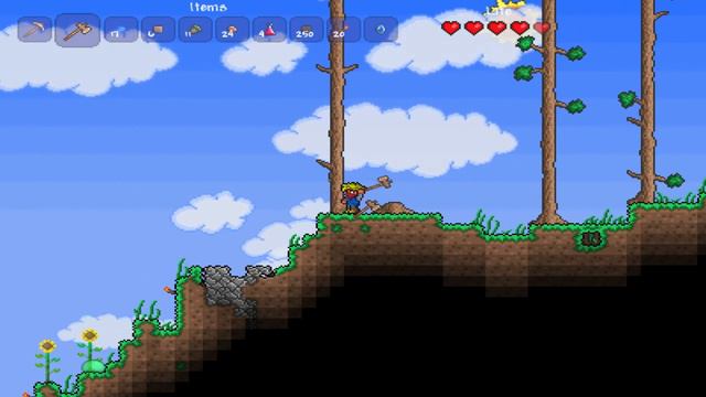 Solo Terraria: Ep 3 - Wood Boner! смотреть онлайн