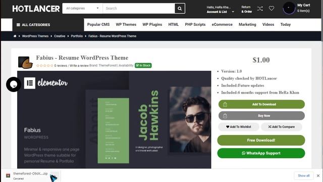 Fabius - Resume WordPress Theme — Free Download — WordPress Bangla Tutorial HeRa Khan смотреть онлайн