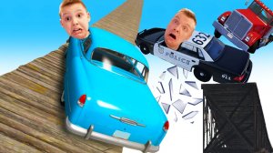 РАЗБИЛИ Все МАШИНЫ в СИМУЛЯТОРЕ Аварий ИГОРЬ и ПАПА на КРАШ ТЕСТЕ