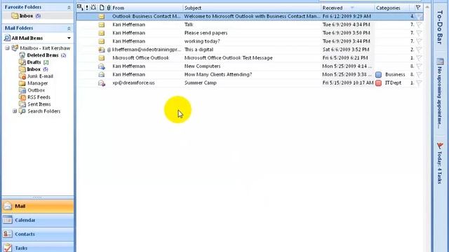 Outlook 2007: Working Offline From Microsoft Exchange Server смотреть онлайн