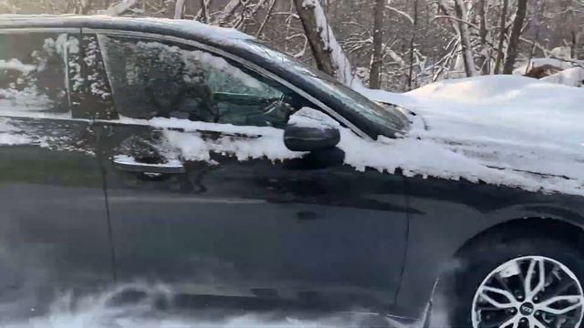 KIA K5 in winter смотреть онлайн