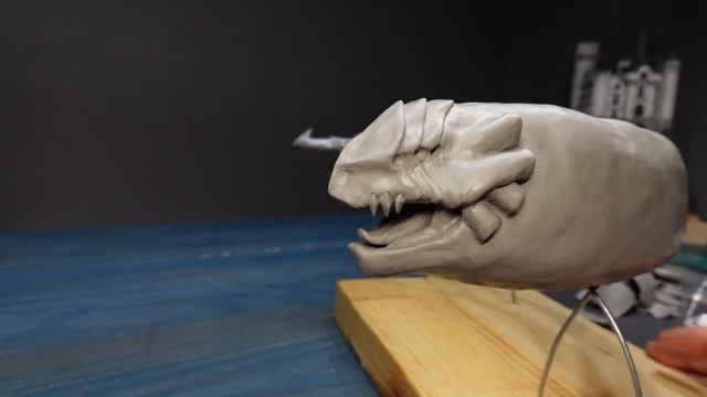 Diorama of "Castle of Silence and Guardian"【thalassophobia/Resin art/Giant creature/Sculpture】 смотреть онлайн
