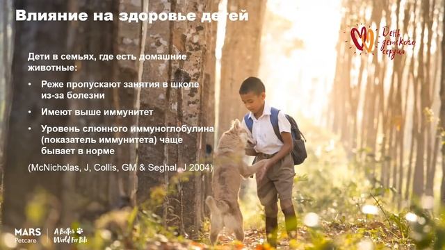 «Положительное влияние домашних животных на здоровье детей и взрослых» Дмитрий Челночников смотреть онлайн