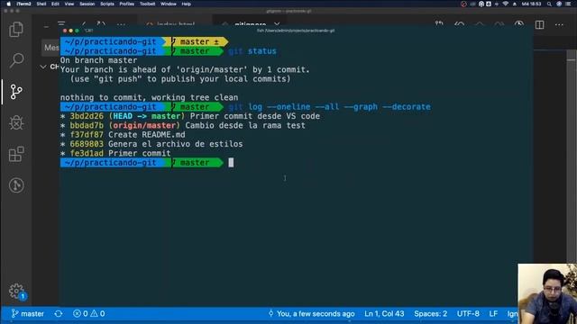 ¿Cómo trabajar con Git desde Visual Studio Code? смотреть онлайн