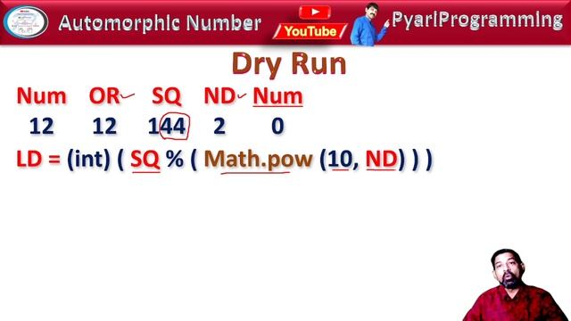 Java Automorphic Number | Check whether a given number is automorphic number or not using java смотреть онлайн