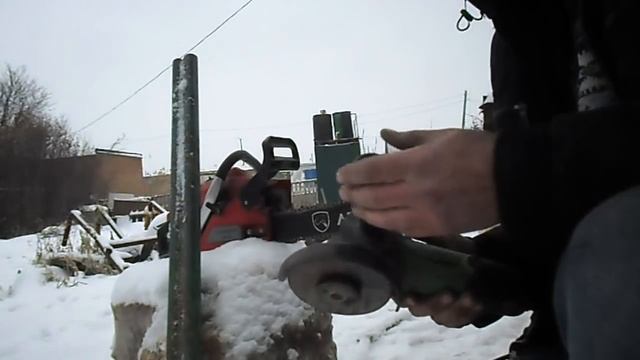 Как заточить цепь бензопилы без станка своими руками смотреть онлайн