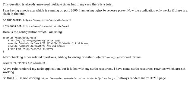 DevOps & SysAdmins: Nginx reverse proxy trailing slash смотреть онлайн