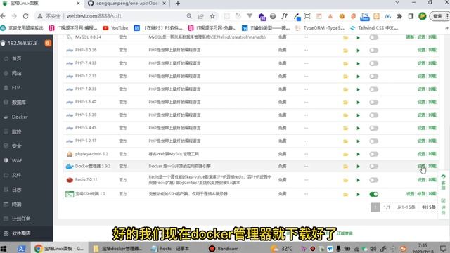 宝塔docker管理器一键部署one api接口分发管理系统开源源码 смотреть онлайн