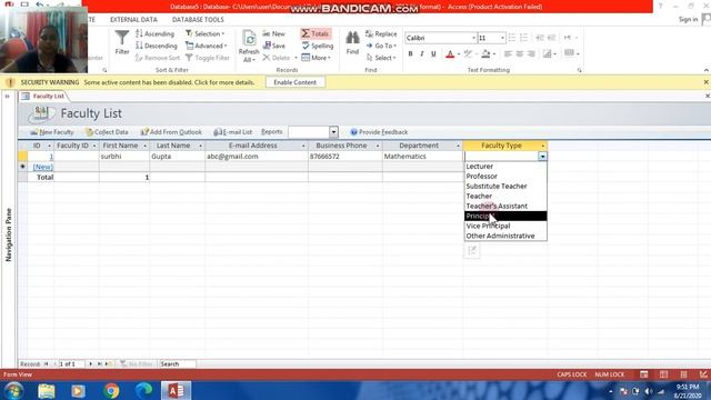 Introduction of ms access how to create database смотреть онлайн