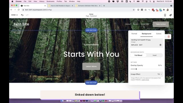 How to add FUN Parallax Banner ANIMATIONS in Squarespace 7.1 смотреть онлайн