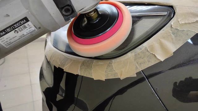 Шлифовка стёкол фар смотреть онлайн