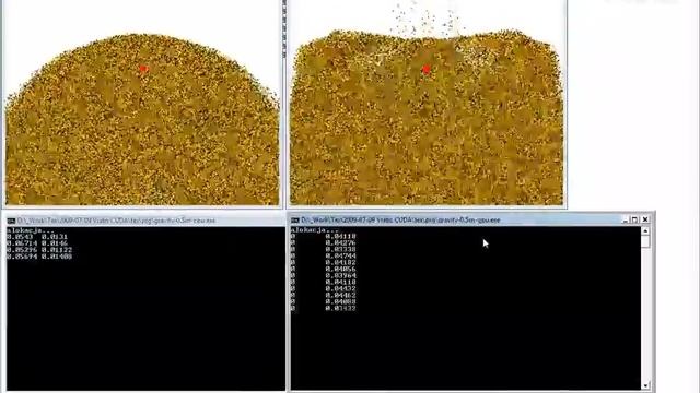 Particle System Speed - CUDA GPU vs CPU - смотреть онлайн
