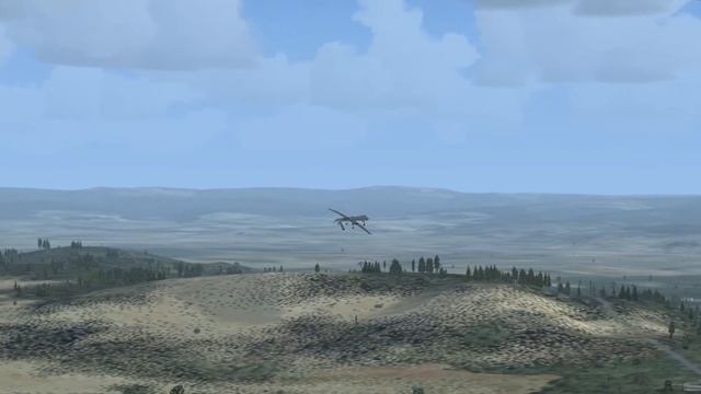 MQ-1 Predator Military UAV Plane (Drone)-Test Flight From Control Room- Microsoft Flight Simulator смотреть онлайн
