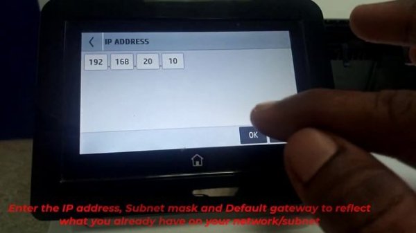 How to Set the IP address | How to Change the IP address for HP LaserJet Enterprise M611 - 2023