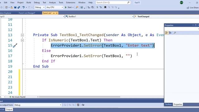 GUI Application Development Experiment No 13 Form Validation Using Error Provider Control смотреть онлайн