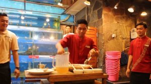 Пьяные креветки на Бали. Ресторан Seafood House Кута, Индонезия