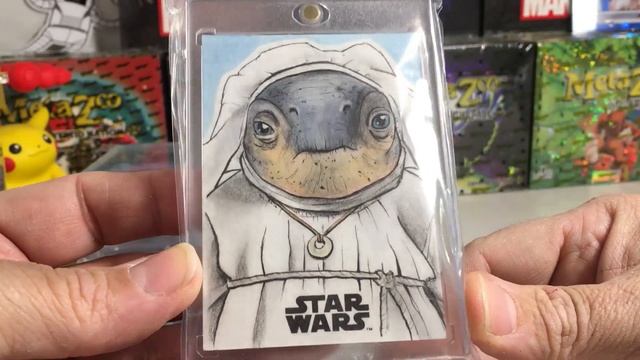 UPDATED 2023 Sandyfrank's Top 30 Favorite Topps Star Wars Sketch Cards Collection- Hobby Talk EP 11