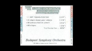Bruckner - Symphony No.3 (Budapest SO - Matacic)