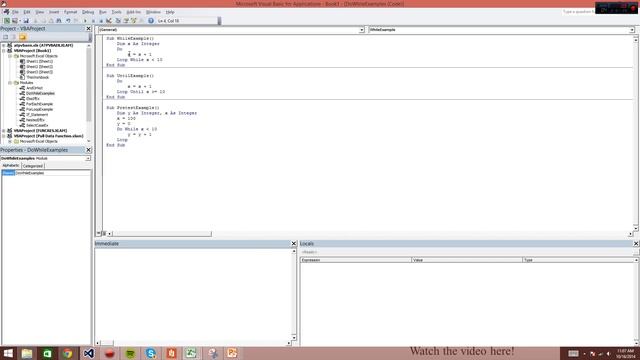 VBA & Excel Lesson 4: Do While/Until Loops