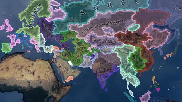Every State Independent Europe vs Asia Battle Royale - Hearts of Iron 4 Timelapse смотреть онлайн