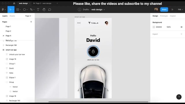 Creative Smart Car App Design Figma | Design & Smart Prototyping animation | Figma Tutorial | 2021 смотреть онлайн