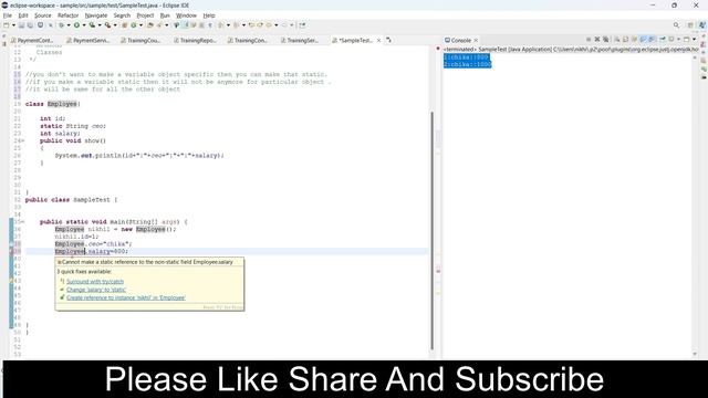 Java Programming Tutorial For Beginner 2023 Part 12 Static keyword In java смотреть онлайн