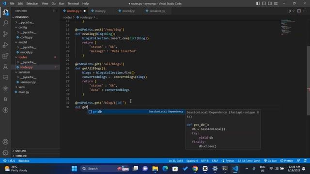Making a GET Request with FastAPI and Pydantic | Python Tutorial смотреть онлайн