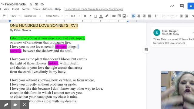 Sonnet 17 Pablo Neruda смотреть онлайн
