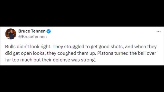 NBA FANS REACT TO CHICAGO BULLS LOSS TO DETROIT PISTONS | BULLS VS PISTONS REACTIONS смотреть онлайн
