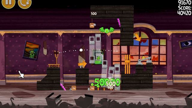 Angry Birds: Seasons. Haunted Hogs (bonus 4) Прохождение от SAFa смотреть онлайн