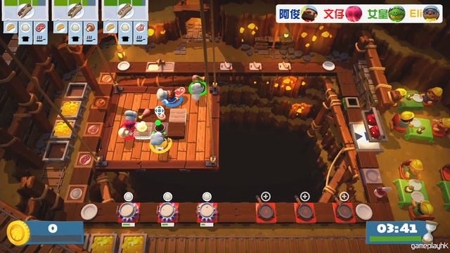 【超合拍+超爆笑】#9 三星達成吊船廚房 Overcooked 2 (4人合作) [5-1 to 5-3] смотреть онлайн