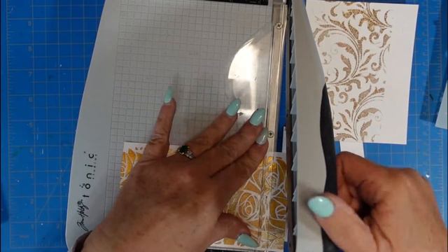 Let's Play With Embossing Paste And  Embossing Powder| My Monthly Crafty Collab With Cathy Arenzana
