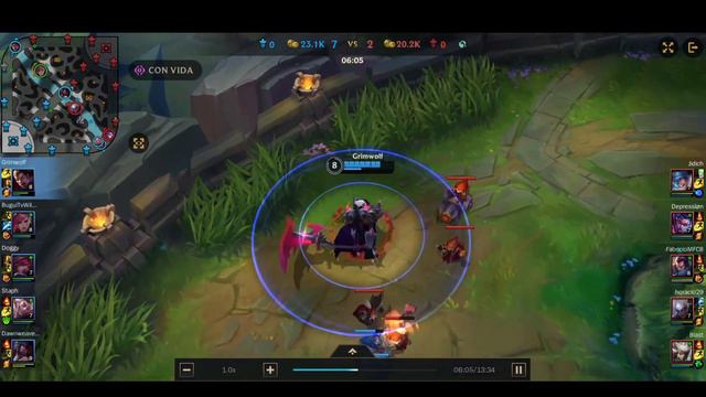DARIUS Rey divino - CLOSE CAMERA - gameplay lol wild rift смотреть онлайн