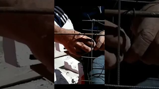 #Вяжем #свомируками #впервые для #перемычки над окном, #арматуру. смотреть онлайн