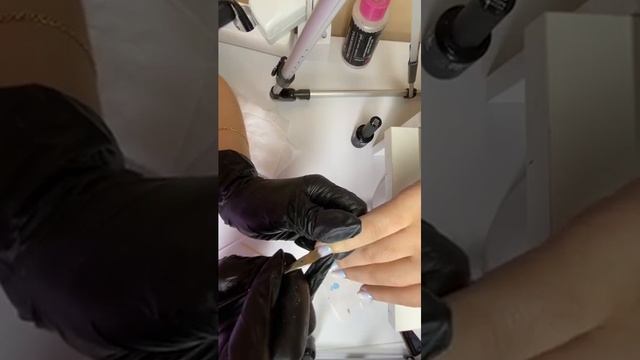 Как делать градиент гель лаком смотреть онлайн