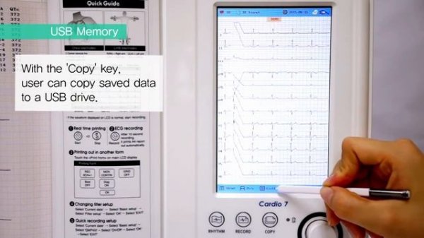 Электрокардиограф Cardio7 производства Bionet, Южная Корея