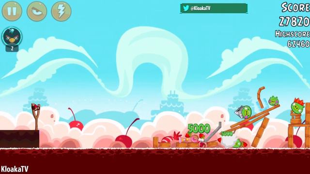 Angry Birds - Birdday Party Cake 6 - Level 1 Walkthrough (3 Stars) смотреть онлайн