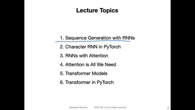 L19.0 RNNs & Transformers for Sequence-to-Sequence Modeling -- Lecture Overview смотреть онлайн
