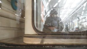 Поездка на метропоезде  81-553.3 № 10291 в Казанском метро . (10.12.2021)