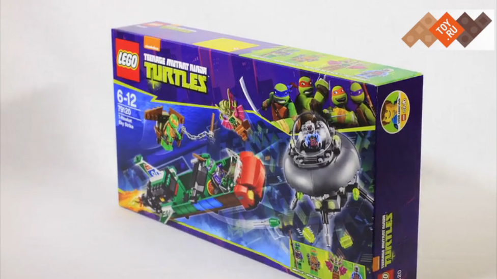 Конструктор Лего Черепашки Ниндзя (Lego Teenage Mutant Ninja Turtles) Удар с неба T-Rawket 79120 смотреть онлайн