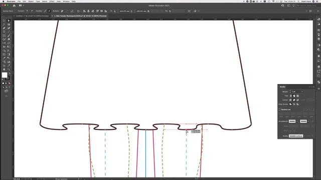 Adobe illustrator Drawing a Gathered Skirt смотреть онлайн