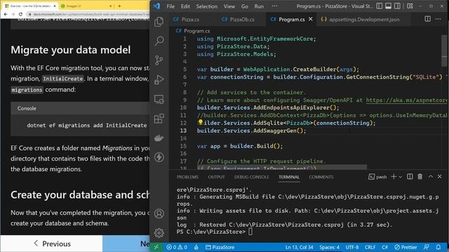 เริ่มใช้ .NET minimal API + Entity Framework ไม่ถึง 15 นาที смотреть онлайн