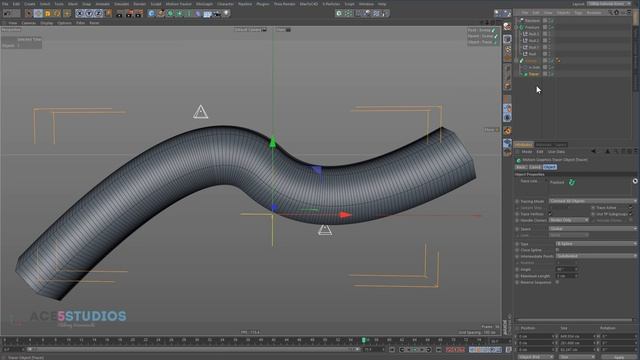 animating splines in cinema 4D | Tutorial Animation Cinema 4D смотреть онлайн